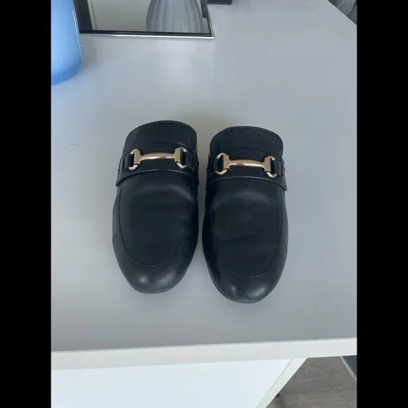 Steve Madden Kandi Black Leather Slip-On Mule - Size 8.5 - Picture 9 of 10